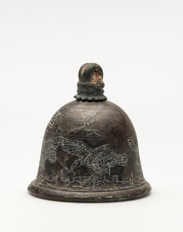 Decorated iron bell