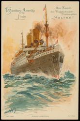 Hamburg-Amerika Linie.
Am Bord des Doppelschrauben-Postdampfers "MOLTKE"
