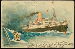 Hamburg-Amerika Linie.
Am Bord des Dampfers "FÜRST BISMARCK"
