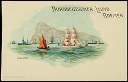 Norddeutscher Lloyd BREMEN. Gibraltar. 
