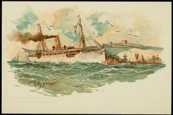 Nordd. Lloyd D. "Prinz Heinrich" an der Engl. Küste (Dover).
