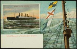 NORDD. LLOYD, BREMEN. Schnelldampfer "Kronprinzessin Cecilie". 
