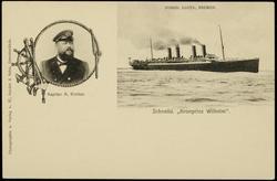 NORDD. LLOYD, BREMEN. Schnelld. "Kronprinz Wilhelm". Kapitän A. Richter.
