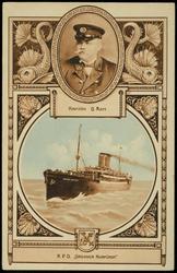 Norddeutscher Lloyd, Bremen. KAPITÄN G. ROTT.  R.P.D. "GROSSER KURFÜRST."
