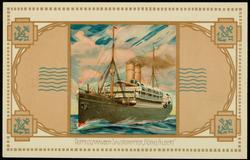 NORDDEUTSCHER LLOYD BREMEN  DOPPELSCHRAUBEN-SALONDAMPFER "KÖNIG ALBERT"