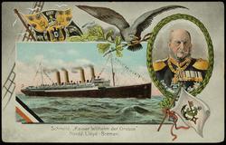 Schnelld. "Kaiser Wilhelm der Grosse"  Nordd. Lloyd - Bremen.