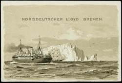 NORDDEUTSCHER LLOYD BREMEN. BEI DEN NEEDLES
