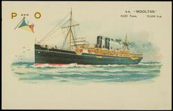 P AND O.  S.S. "MOOLTAN." 9,621 Tons. 15,000 h.p.
