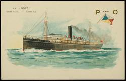 P AND O.  S.S. "NORE." 6,696 Tons. 5,000 h.p.
