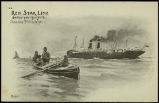 Red Star Line  Antwerpen - New York 
Boston - Philadelphia.