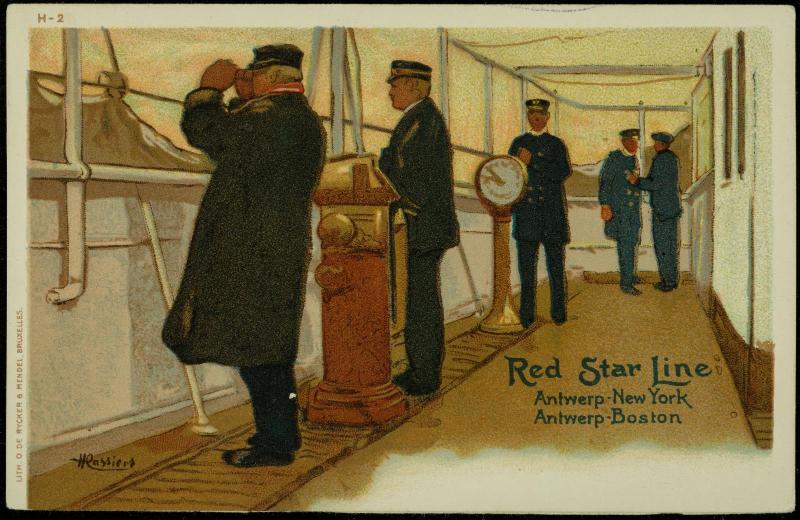 Red Star Line  
Antwerp - New York  
Antwerp - Boston
