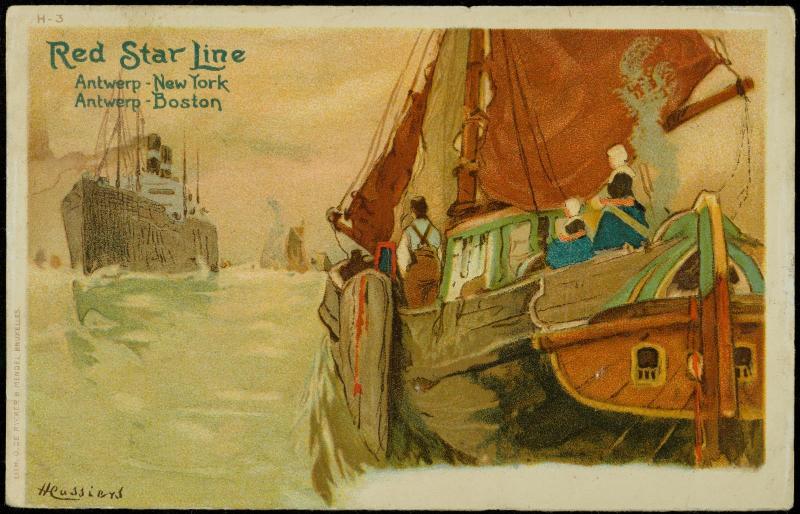 Red Star Line  
Antwerp - New York  
Antwerp - Boston
