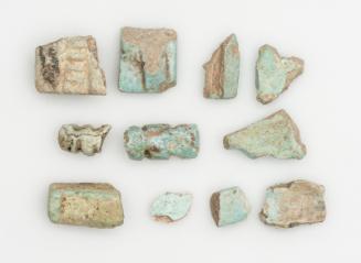 Faience fragments