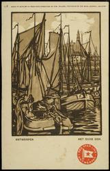 RED STAR LINE - ANTWERPEN.
ANTWERPEN   HET OUDE DOK.

