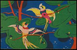 Colorful Birds, Blue

