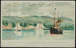 KINGSTON, JAMAICA.  REGULAR SAILINGS SOUTHAMPTON AND WEST INDIES & C., SPAIN, PORTUGAL, MADEIRA, TENERIFFE, BRAZIL, AND RIVER PLATE.

