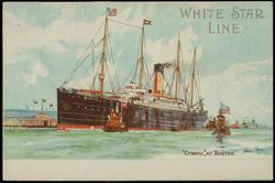 WHITE STAR LINE. "CYMRIC", AT BOSTON.
