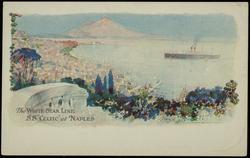 The WHITE STAR LINE. S.S. "CELTIC" at NAPLES

