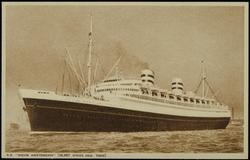 S.S. "NIEUW AMSTERDAM" (36,667 GROSS REG. TONS)
