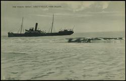 THE WRECK "RODA", AMITYVILLE, LONG ISLAND.
