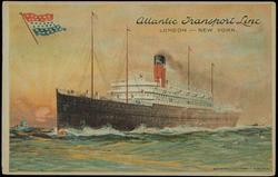 Atlantic Transport Line LONDON - NEW YORK.
