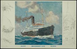 HENDERSON LINE - EGYPT - BURMA
