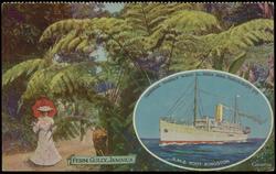 R.M.S. PORT KINGSTON.  IMPERIAL DIRECT WEST INDIA MAIL SERVICE Co'y Ltd. 
FERN GULLY, JAMAICA
