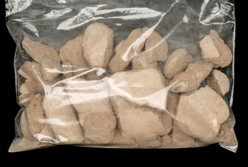 Plaster fragments