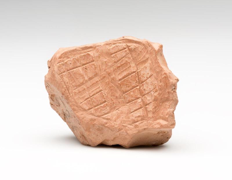Fragment of clay