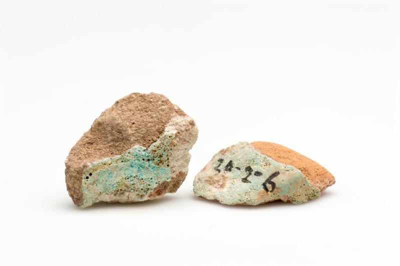 Faience fragments