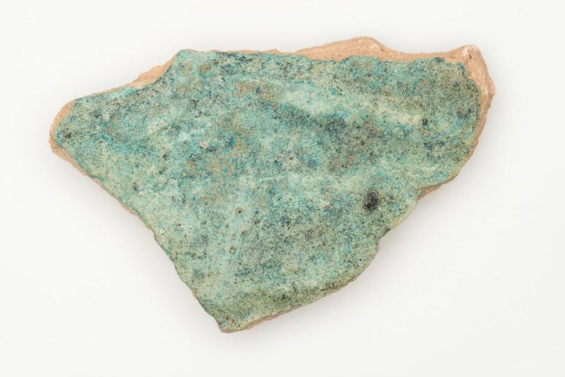 Fragment of plaque, tile?