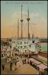 823 - The "Cabrillo" Ship Hotel, Venice, California.

