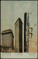 Traders Bank Building Toronto, 210 feet high. 
Flat-Iron Building N.Y., 286 feet high. 
New Steamer Cayuga 318 feet long.
