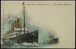 Twin Screw Express S.S. - "Kronprinz Wilhelm"
