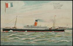 ALLAN LINE R.M.S. "VICTORIAN"  
HORSE POWER 12,000. TONNAGE 12,000. LENGTH 540 FEEET.
