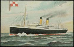 CANADIAN PACIFIC "EMPRESS OF ICELAND" 
HORSE POWER 18,500. TONNAGE 14,500. LENGTH 549 FEET.
