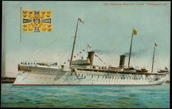 The German Imperial Yacht "Hohenzollern".
