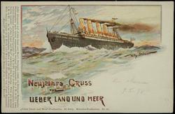 Neujahrs GRUSS von UEBER LAND UND MEER

