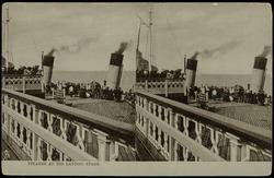 STEAMER AT THE LANDING STAGE.
