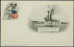 U.S. Monitor "Terror" 
COPYRIGHT 1898, BY J.S. JOHNSTON, N.Y.