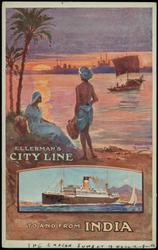 ELLERMAN'S CITY LINE TO AND FROM INDIA
