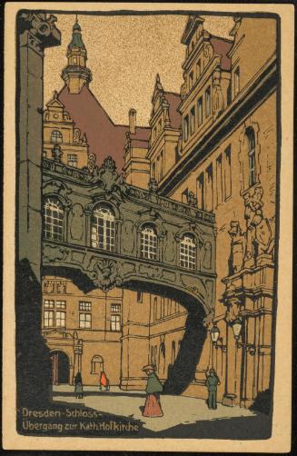 Dresden - Schloss - Übergang zur Kath. Hofkirche