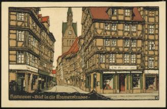 Hannover - Blick in die Kramerstrasse.