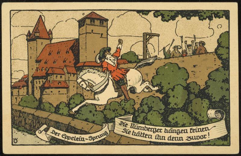 Der Eppelein-Sprung  Die Nürnberger hängeu keinen Sie hätten ihn denn zuvor!