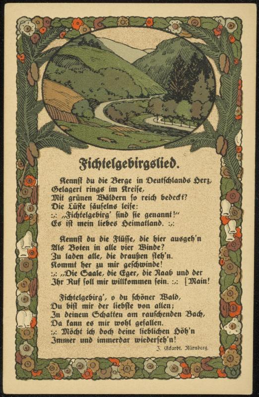 Fichtelgebirgslied.