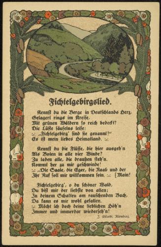 Fichtelgebirgslied.