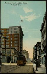 Morrison Street, looking West, Portland, Ore.
