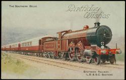 THE SOUTHERN BELLE. SOUTHERN RAILWAY. (L.B. & S.C. SECTION).

