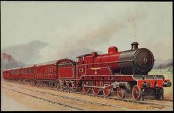 LONDON, MIDLAND & SCOTTISH RAILWAY [London & North Wester Sectional]. Scotch Express.
