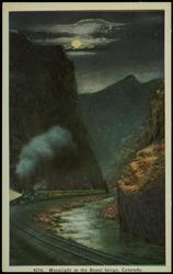 4376. Moonlight in the Royal Gorge, Colorado.

